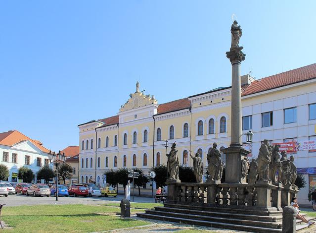 Maria column in Písek